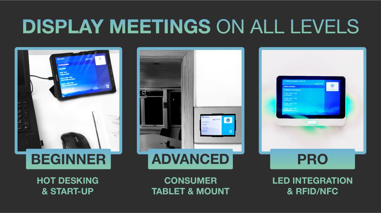 Meeting Room Schedule Display > A calendar display solution