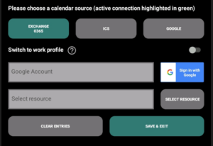 Google work profile - switch profile